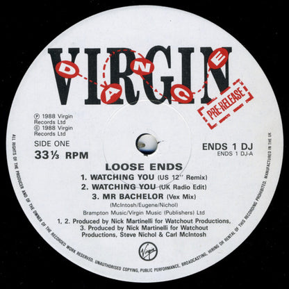 Loose Ends : Watching You (12", Promo)