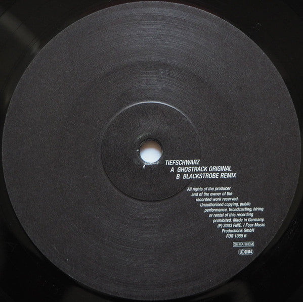 Tiefschwarz : Ghostrack (12")