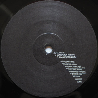 Tiefschwarz : Ghostrack (12")
