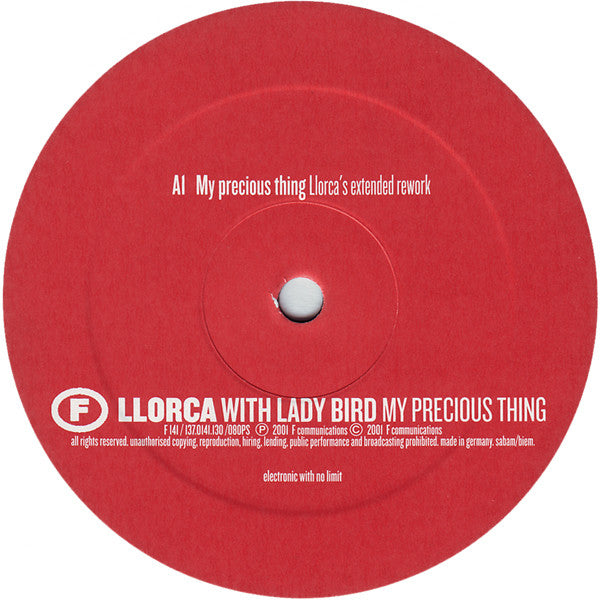 Llorca With Lady Bird : My Precious Thing (12")