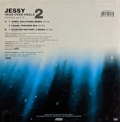 Jessy : Head Over Heels - Remixes Part II (12")
