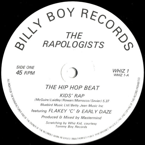 Rapologists : Hip Hop Beat (12", M/Print)