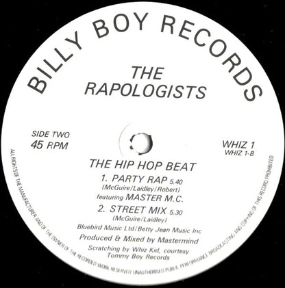 Rapologists : Hip Hop Beat (12", M/Print)