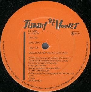 Jimmy The Hoover : Tantalise (Wo Wo Ee Yeh Yeh) (12", Single)