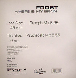 Frost* : Where Is My Brain (12")