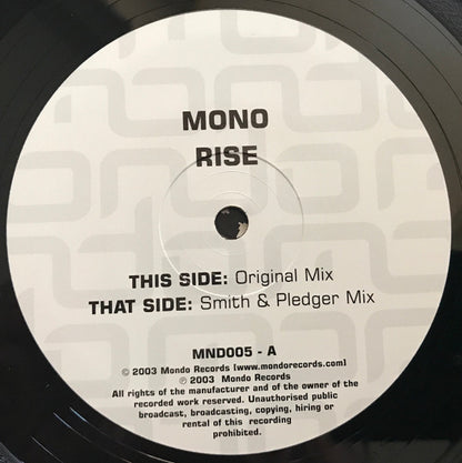 Mono (4) : Rise (12")