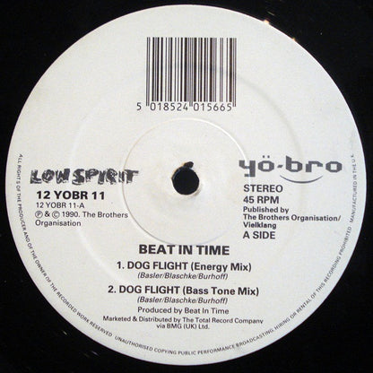Beat In Time : Dog Flight (12")