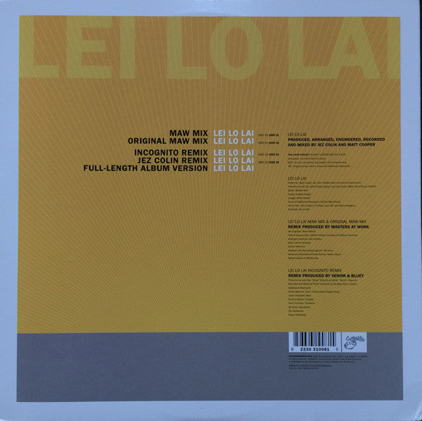 The Latin Project : Lei Lo Lai (Remixes) (2x12")