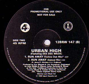 Urban High : Run Away (12", Promo)