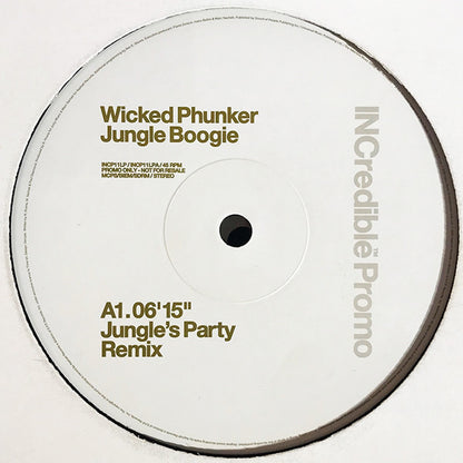 Wicked Phunker : Jungle Boogie (2x12", Promo)