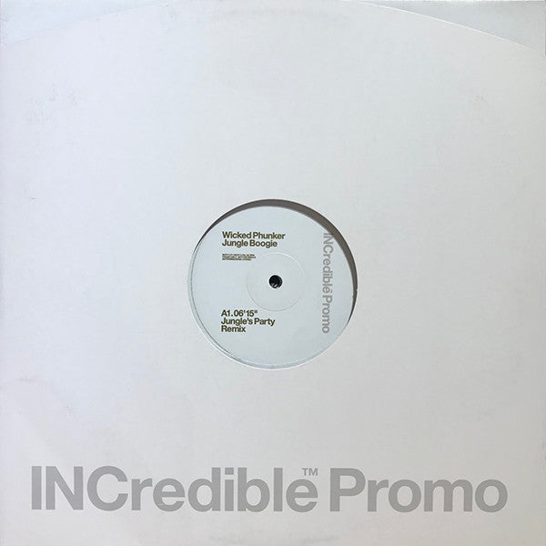 Wicked Phunker : Jungle Boogie (2x12", Promo)