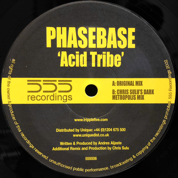 Phasebase : Acid Tribe (12")