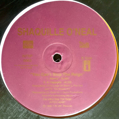 Shaquille O'Neal : You Can't Stop The Reign (12", Promo, Gol)