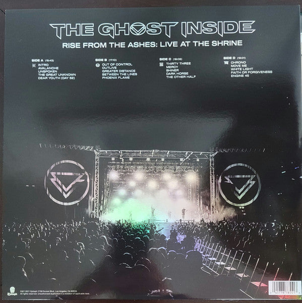 The Ghost Inside : Rise From The Ashes: Live At The Shrine (2xLP)