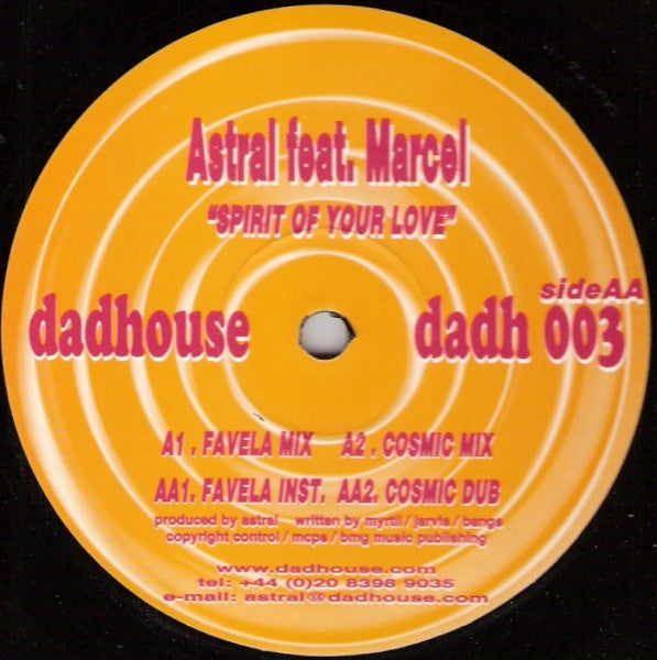 Astral (2) feat. Marcel Schooler : Spirit Of Your Love (12")