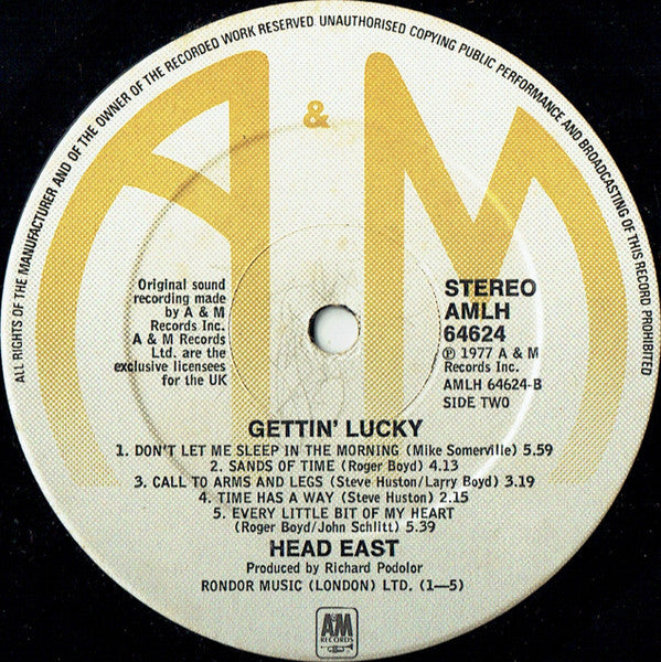 Head East : Gettin' Lucky (LP, Album)