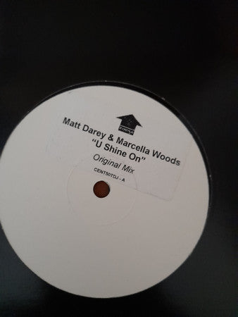 Matt Darey & Marcella Woods : U Shine On (12", S/Sided, Single, Promo, TP)