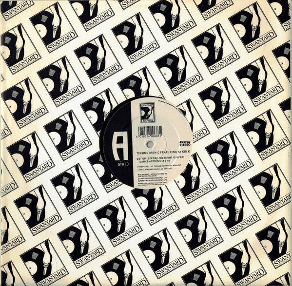 Technotronic Featuring Ya Kid K : Get Up (Before The Night Is Over) (12", Single, Com)