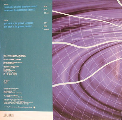 Tom Wax & Jan Jacarta : Wormhole '98 / Get Back In Da Groove (12")