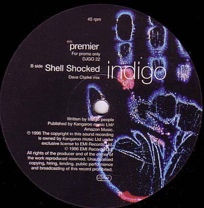 Indigo (8) : Shell Shocked (12", Promo)