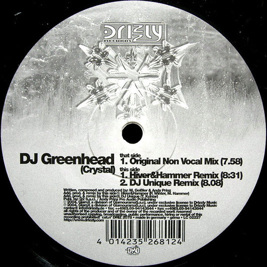 DJ Greenhead : Crystal (12")