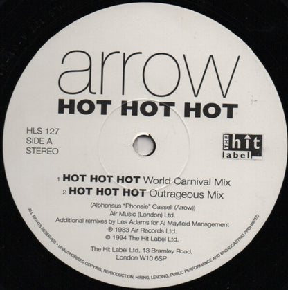 Arrow (2) : Hot Hot Hot (12")