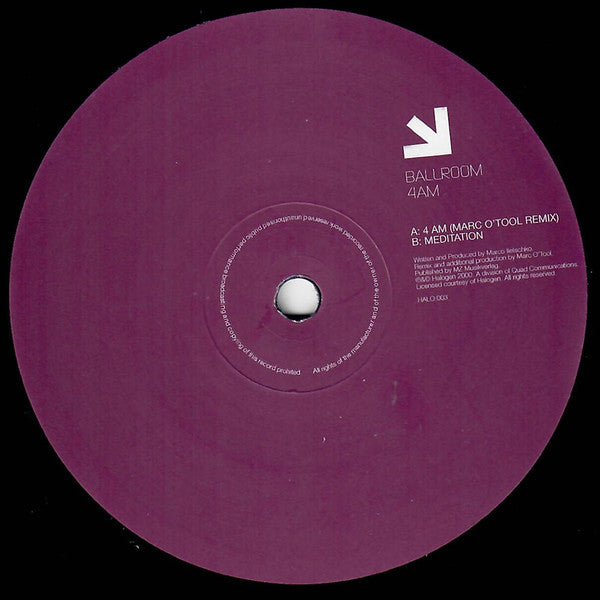 Ballroom : 4AM (12")