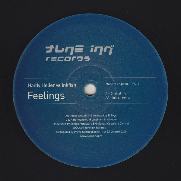 Hardy Heller vs. Inkfish : Feelings (12")
