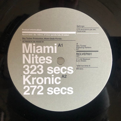 Sky Tucker : Pressing Matters EP (12", EP)