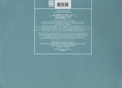 Scott & Leon : You Used To Hold Me (Original / Wide Boys / Amp Mixes) (12")