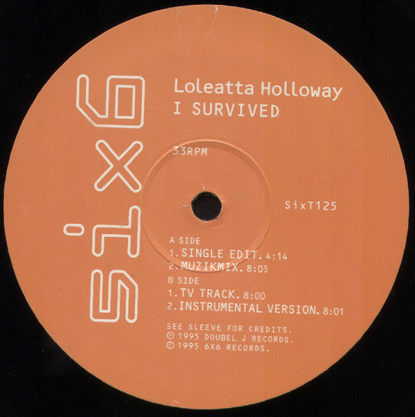 Loleatta Holloway : I Survived (12")