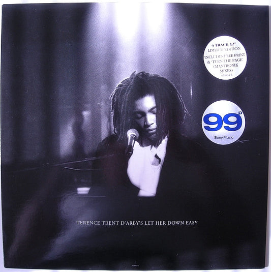 Terence Trent D'Arby : Let Her Down Easy (12", Single, Ltd, Pri)