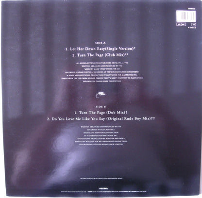 Terence Trent D'Arby : Let Her Down Easy (12", Single, Ltd, Pri)