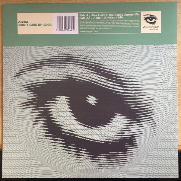 Chicane Featuring Bryan Adams : Don't Give Up 2004 (12")