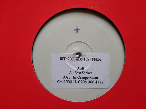 AGB : Bass Shaker / The Orange Room (12", TP)