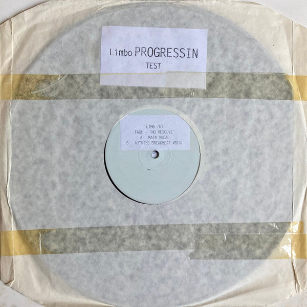 Fade : No Resolve (2x12", Promo, TP, W/Lbl)