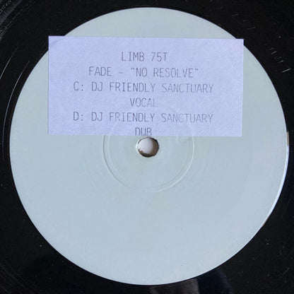 Fade : No Resolve (2x12", Promo, TP, W/Lbl)