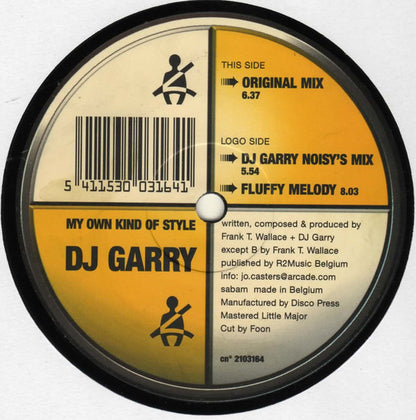 DJ Garry : My Own Kind Of Style (12")