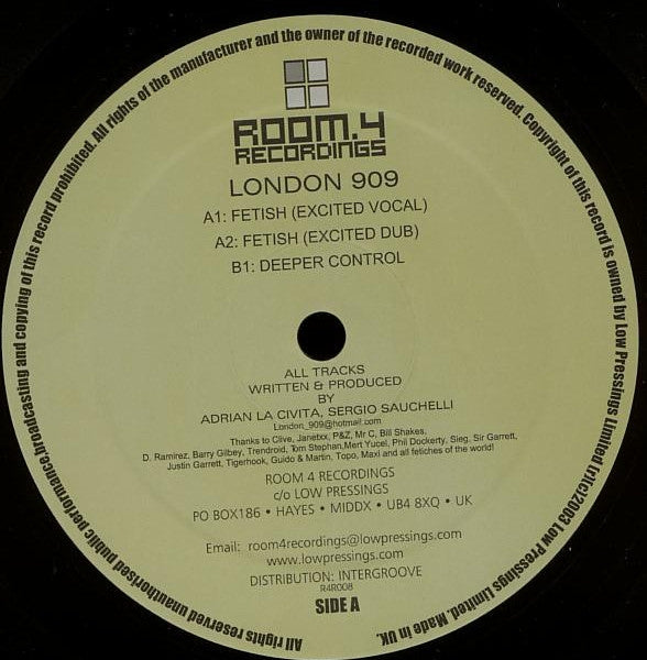 London 909 : Fetish (12")