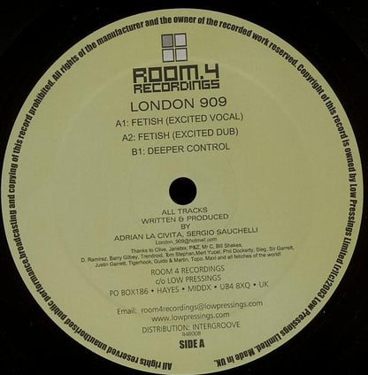 London 909 : Fetish (12")