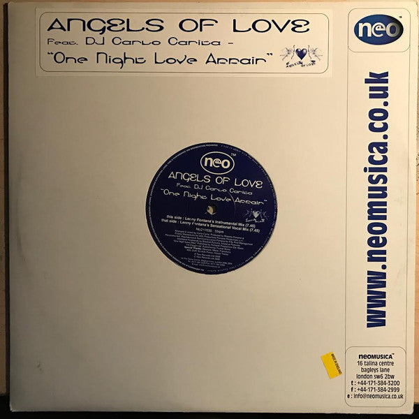 Angels Of Love : One Night Love Affair (12")