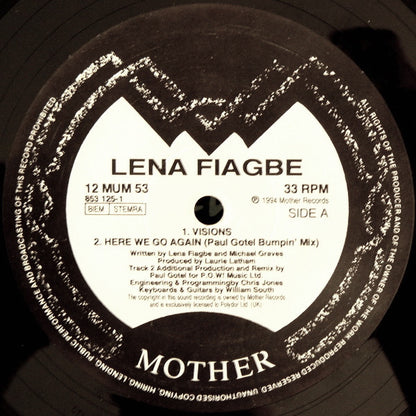 Lena Fiagbe : Visions / Here We Go Again (12", Single)