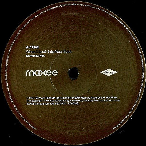 Maxee : When I Look Into Your Eyes (12")