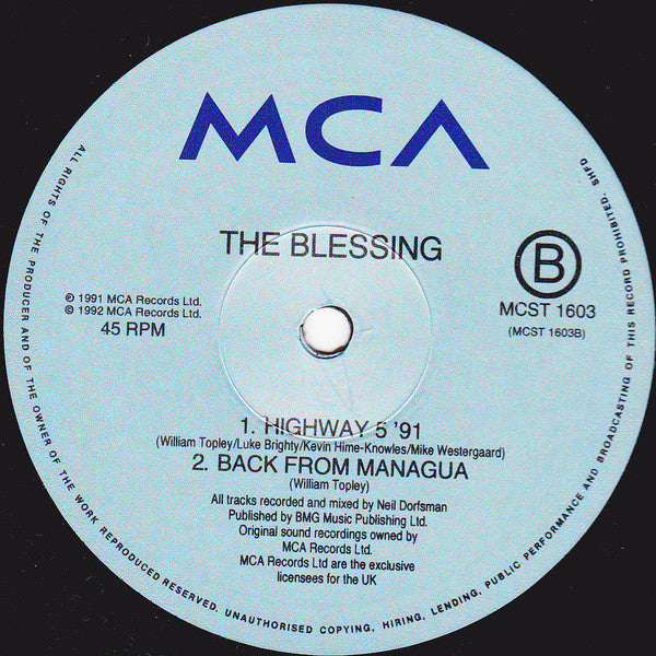 The Blessing : Highway 5 '92 (12", Single)