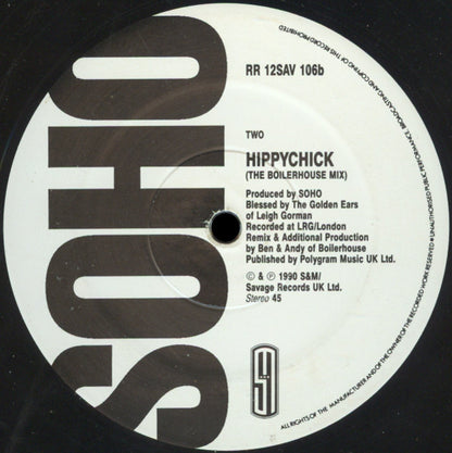 Soho (2) : Hippychick (Remix) (12", Ltd)