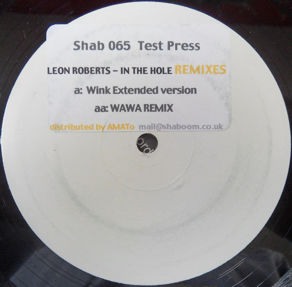 Leon Roberts : In The Hole (Remixes) (12", TP)