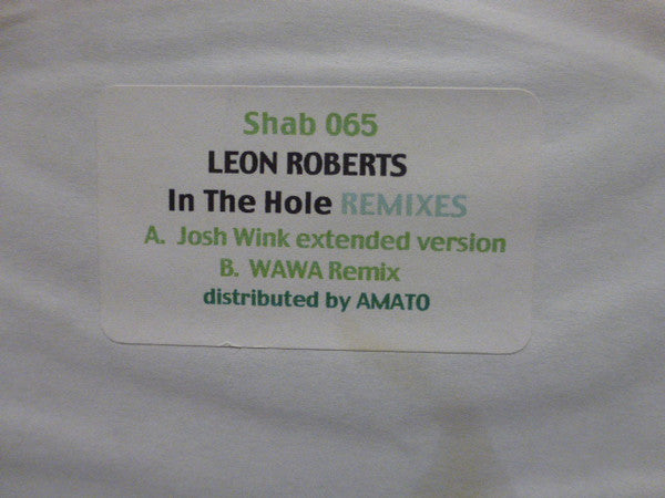 Leon Roberts : In The Hole (Remixes) (12", TP)