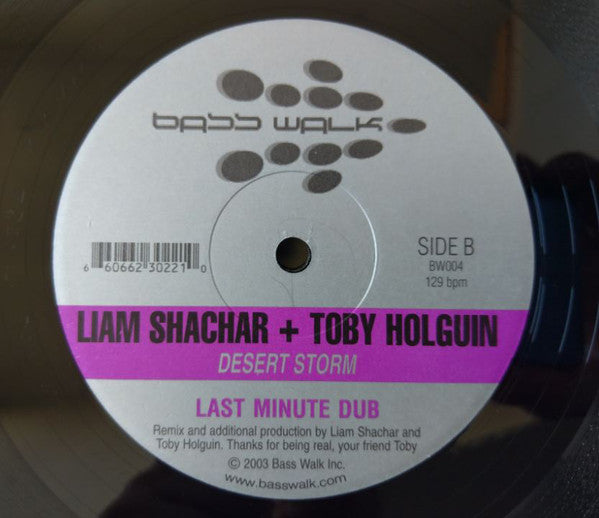 Liam Shachar : Desert Storm (12")