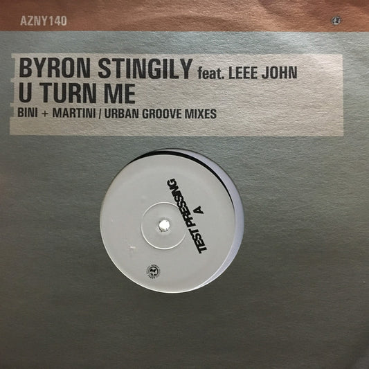 Byron Stingily : U Turn Me (12", TP)