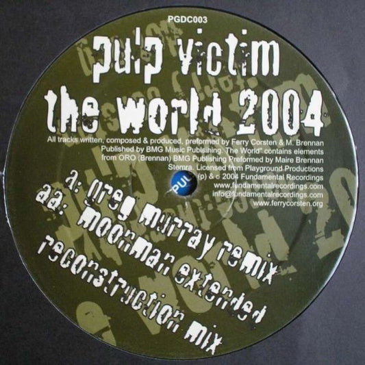 Pulp Victim : The World 2004 (12")